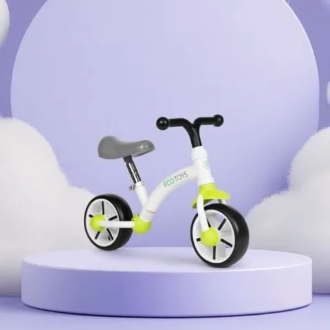 ROWEREK BIEGOWY ECOTOYS DLA DZIECI 3+ LATA KOŁA EVA STALOWY