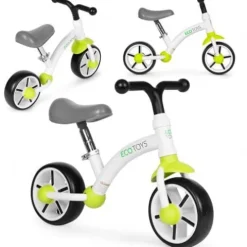 ROWEREK BIEGOWY ECOTOYS DLA DZIECI 3+ LATA KOŁA EVA STALOWY