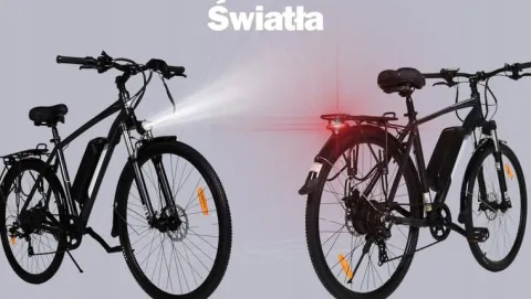 ROWER ELEKTRYCZNY MĘSKI 28 TREKKINGOWY ZE WSPOMAGANIEM 60-70km Shimano