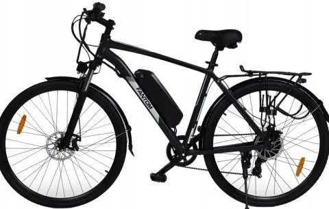 ROWER ELEKTRYCZNY MĘSKI 28 TREKKINGOWY ZE WSPOMAGANIEM 60-70km Shimano
