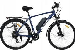 ROWER ELEKTRYCZNY MĘSKI 28 TREKKINGOWY ZE WSPOMAGANIEM 60-70km Shimano