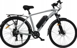 ROWER ELEKTRYCZNY MĘSKI 28 TREKKINGOWY ZE WSPOMAGANIEM 60-70km Shimano