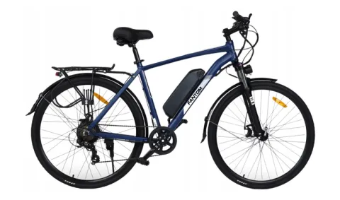 ROWER ELEKTRYCZNY MĘSKI 28 TREKKINGOWY ZE WSPOMAGANIEM 60-70km Shimano