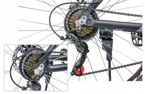 Rower górski 29 męski MTB SHIMANO cali aluminiowy hamulce
