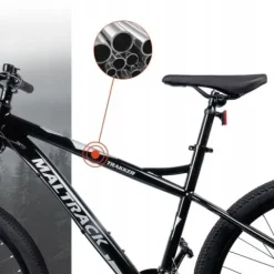ROWER GÓRSKI MTB 21 BIEGÓW 2 TARCZE STALOWA RAMA 15" KOŁA 26" NÓŻKA ODBLASK