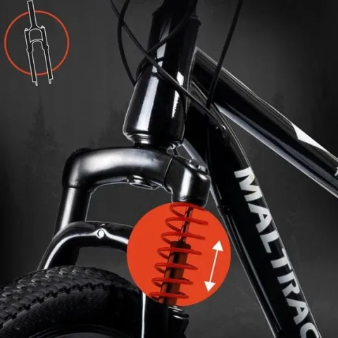 ROWER GÓRSKI MTB 21 BIEGÓW 2 TARCZE STALOWA RAMA 15" KOŁA 26" NÓŻKA ODBLASK
