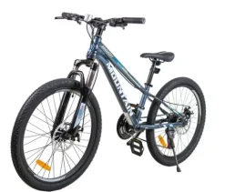 ROWER GÓRSKI MTB 24 CALI NA KOMUNIĘ AMORTYZACJA TARCZE 130-145cm # 374
