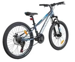 ROWER GÓRSKI MTB 24 CALI NA KOMUNIĘ AMORTYZACJA TARCZE 130-145cm # 374