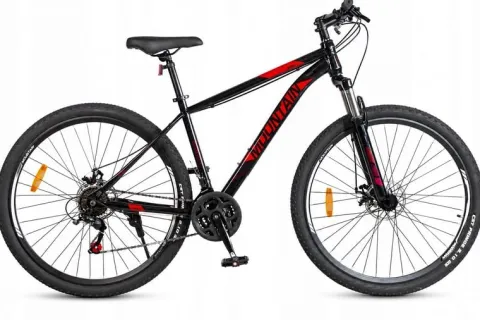 Rower Górski MTB koła 29 Rama 21 | 170-195cm | 21 Biegów | Czarno-czerwony