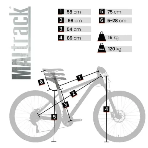 Rower Górski MTB MalTrack BLACK 27,5''
