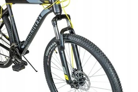 ROWER GÓRSKI MTB 26 MĘSKI DAMSKI 21B AMORTYZACJA Hamulce TARCZOWE HIT
