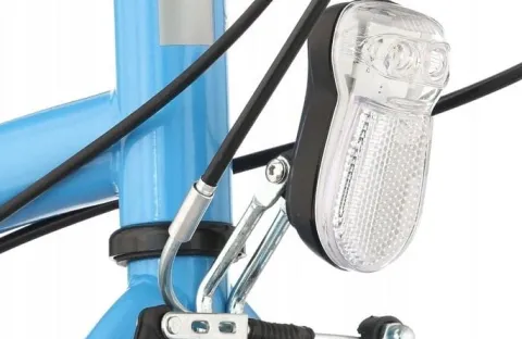 Rower miejski Citybike 28 cali damski Niebieski