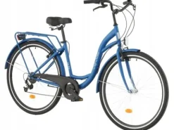 Rower miejski Citybike S7B 28 cali damski Granatowy