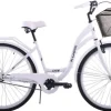 Rower miejski 28 damski Kozbike K25 1s biały