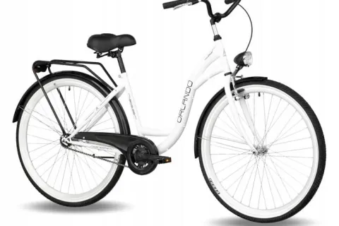 ROWER MIEJSKI DAMSKI 28 LEKKA DAMKA ORLANDO ECO RETRO MĘSKI + GRATIS