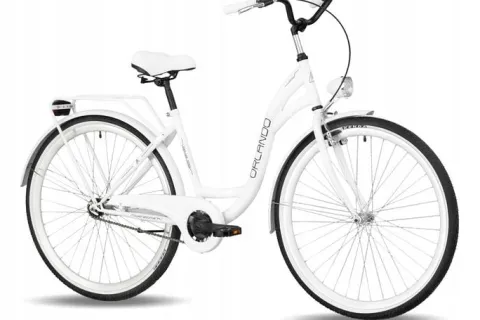 ROWER MIEJSKI DAMSKI 28 LEKKA DAMKA ORLANDO ECO RETRO MĘSKI + GRATIS