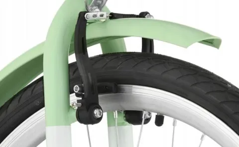 Rower miejski INDIANA Moena 26 cali damski + Kosz VÖGEL VKS-102WH Stalowy
