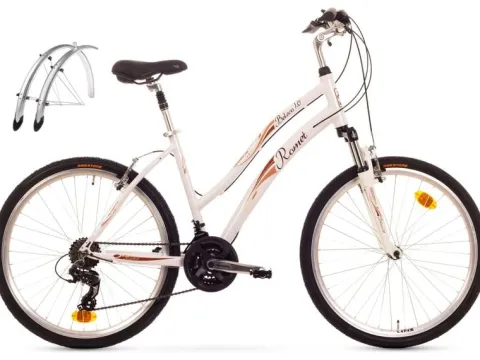 Rower Miejski 26 Romet Belleco 1.0 CITY 18 biały