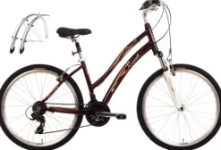 Rower Miejski 26 Romet Belleco 1.0 City Brązowy 16