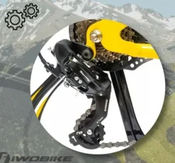 Rower Męski Damski Górski Koła 26 MTB Shimano IWOBIKE 2025 Full Amory