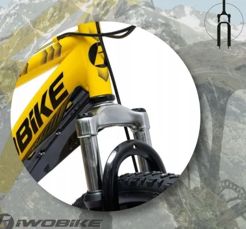 Rower Męski Damski Górski Koła 26 MTB Shimano IWOBIKE 2025 Full Amory
