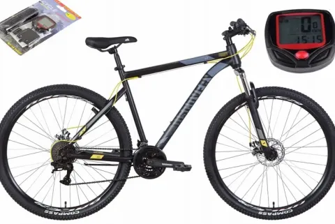 Rower MTB Velotrade DISCOVERY czarny rama 19 cali