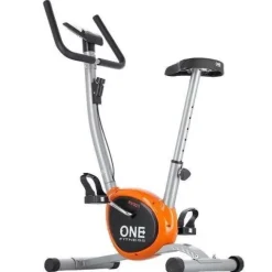 Rower stacjonarny treningowy RW3011 One Fitness pomarańczowo-srebrny
