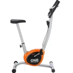 Rower stacjonarny treningowy RW3011 One Fitness pomarańczowo-srebrny