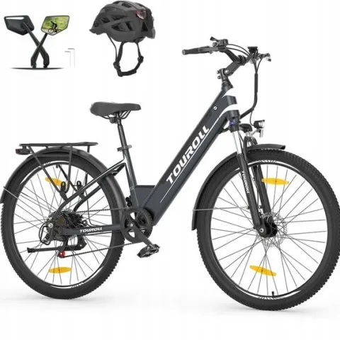 ROWER TOUROLL J1 ST ELEKTRYCZNY MESKI TREKKINGOWY 250W 100KM 15.6AH