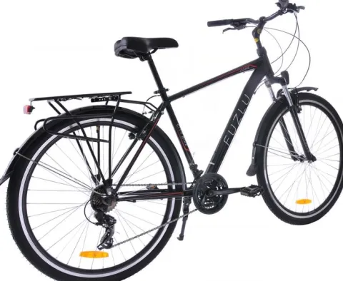 Rower trekkingowy 28 Fuzlu Core Men amor. (20") czarny/czerwony/biały połysk