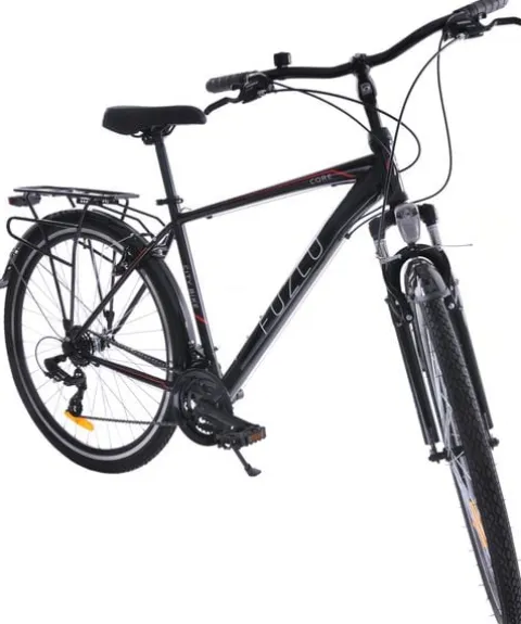 Rower trekkingowy 28 Fuzlu Core Men amor. (20") czarny/czerwony/biały połysk