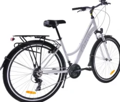 Rower trekkingowy 28 Fuzlu Core Lady amor. 18" biały/czarny/czarny połysk
