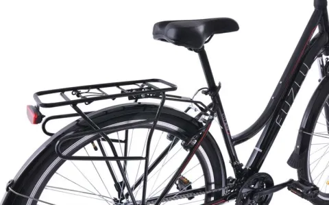 Rower trekkingowy 28 Fuzlu Core Lady amor. 18" czarny/czerwony/biały