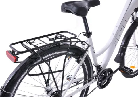 Rower trekkingowy 28 Fuzlu Core Lady amor. 18" biały/czarny/czarny mat