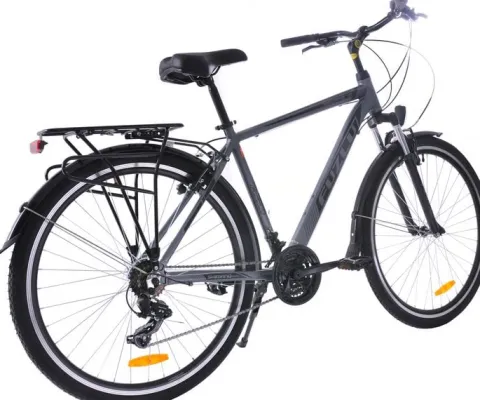 Rower trekkingowy 28 Fuzlu Escape 1.0 Men (20") grafit/czarny/czarny mat