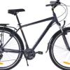 Rower trekkingowy 28 Fuzlu Escape 1.0 Men (20") grafit/czarny/czarny połysk