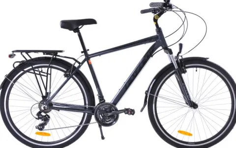 Rower trekkingowy 28 Fuzlu Escape 1.0 Men (20") grafit/czarny/czarny połysk