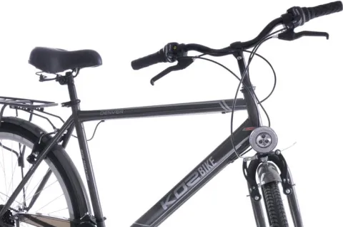 Rower trekkingowy męski 28 Kozbike DENVER (21") grafitowy (21 biegów) (K13)