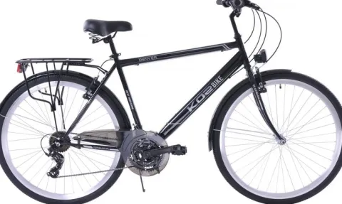Rower trekkingowy męski 28 Kozbike DENVER (21") czarny (21 biegów) (K13)