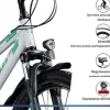 Rower Zundapp Blue 5.0 rama 17 cali, koła 24, biało - zielony