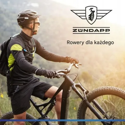 Rower Zundapp Blue 5.0 rama 17 cali, koła 24, biało - zielony
