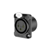 Roxtone gniazdo tablicowe XLR RX3FD-BG