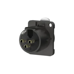 Roxtone gniazdo tablicowe XLR RX3FD-BG