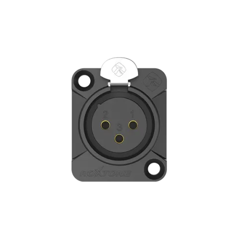 Roxtone gniazdo tablicowe XLR RX3FD-BG