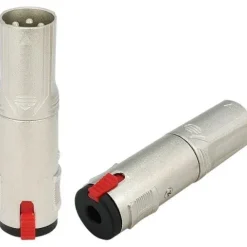 Roxtone RA3XMJF przejściówka wtyk XLR męski do Jack 6.3mm Stereo żeński