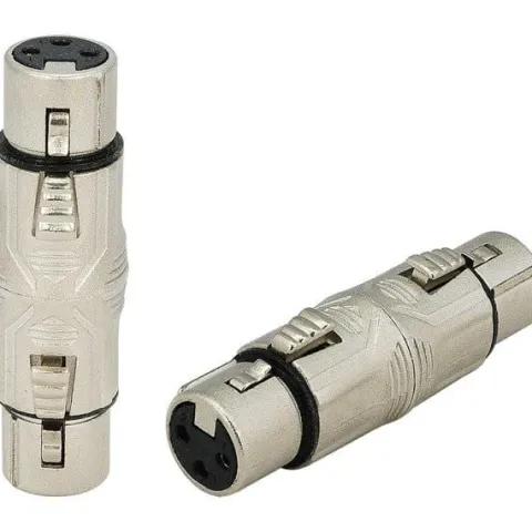 Roxtone wtyk RA3XFF, 3 pinowe gniazdo XLR żeńskie
