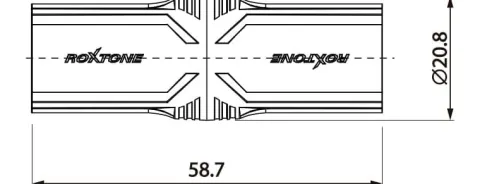 Roxtone wtyk RA3XMM, 3 pinowy wtyk XLR męski