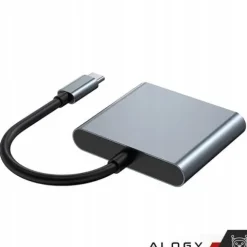 ROZDZIELACZ ADAPTER HUB HDMI TYPE-C DO MACBOOK AIR PRO 13 14 15 16 M1 M2 M3