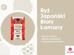 Ryż japoński biały krótko ziarnisty łamany do dań typu bowl stir fried japanese rice 1kg