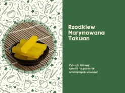 Rzodkiew żółta marynowana Takuan do sushi paski piklowana chrupiąca radish 350g